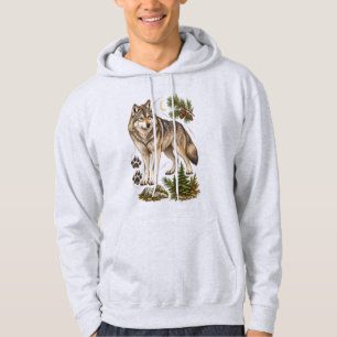 Sudadera mapache vintage, arte de mapache, regalo para aman