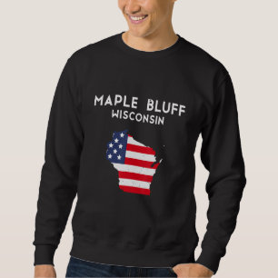 Sudadera Maple Bluff Wisconsin EE. UU. Estado América Viaje