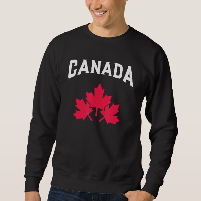 Sudadera Maple Leaf Canadá País Símbolo canadiense Canadá (Anverso)