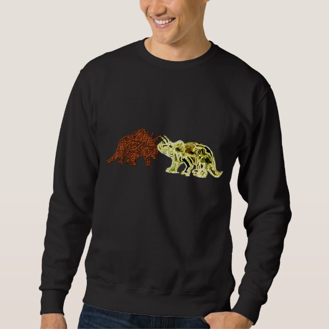 Sudadera Maquetas de dinosaurios (Anverso)