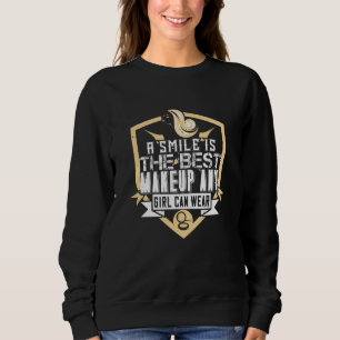 Sudadera Maquillaje - Una Sonrisa Es El Mejor Maquillaje