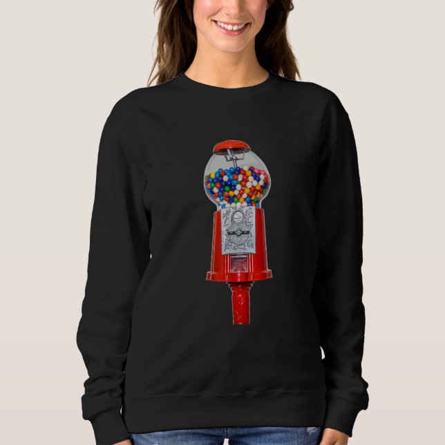 Sudadera Máquina de Caramelo Dulce Chicle de Burbuja (Anverso)