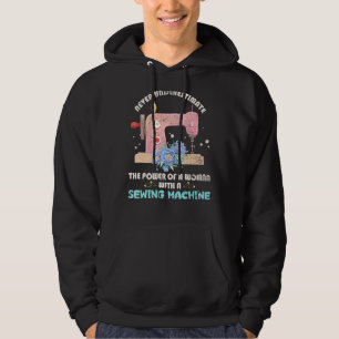 Sudadera Máquina de coser con costura de serpentín mujeres