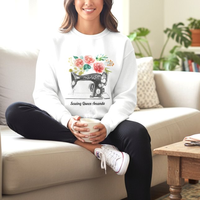 Sudadera Máquina de coser negra apostando Seamstress (Subido por el creador)