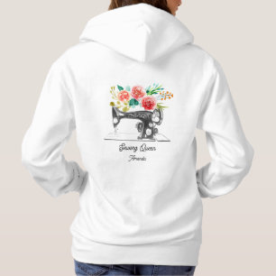 Sudadera Máquina de coser sastre Seamstress White