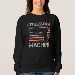 Sudadera Máquina de la Libertad   Pro Armas Pistola 2ª Enmi