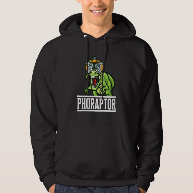 Sudadera Máquina de optometría Foróptero  Optometrista Phor (Anverso)