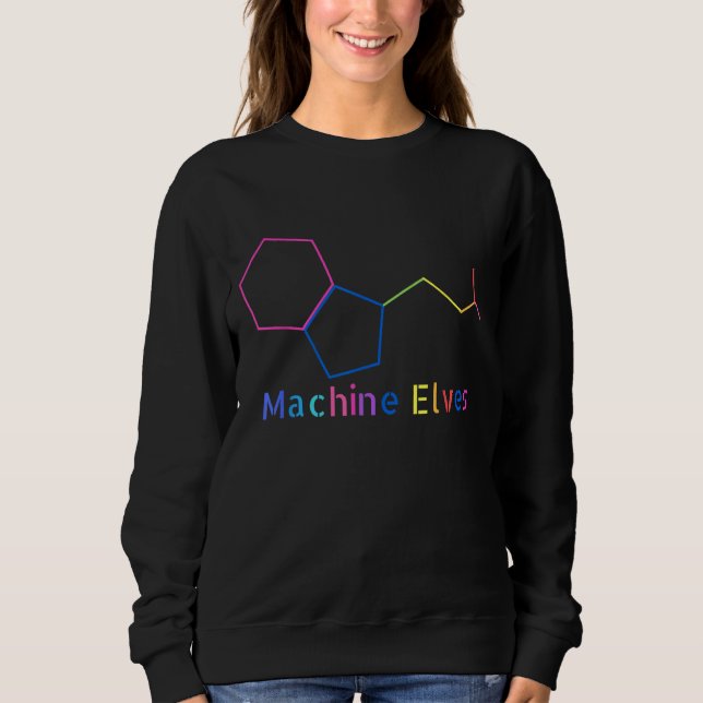 Sudadera Máquina DMT Elves Molécula de Espíritu (Anverso)