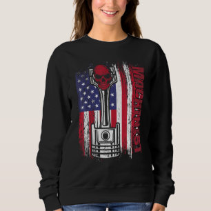 Sudadera Máquina operadora de máquinas mecanizadora 11