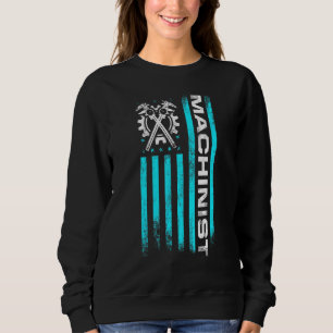 Sudadera Máquina operadora de máquinas mecanizadora 12