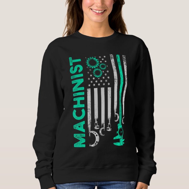Sudadera Máquina operadora mecanizadora 63 (Anverso)