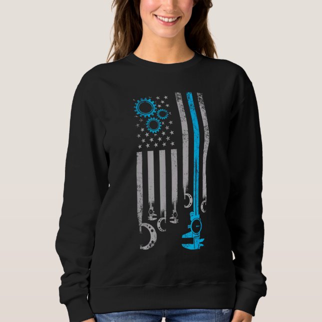 Sudadera Máquina operadora mecanizadora 64 (Anverso)