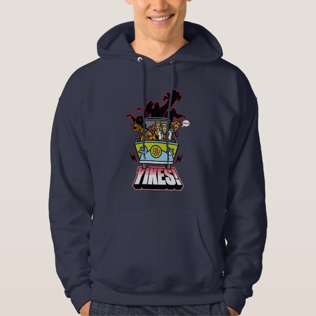 Sudadera Máquina "Yikes del misterio!" Gráfico (Anverso)