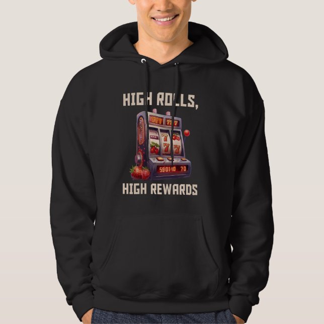 Sudadera Máquinas tragamonedas HIGH ROLLS HIGH REWARDS Jack (Anverso)