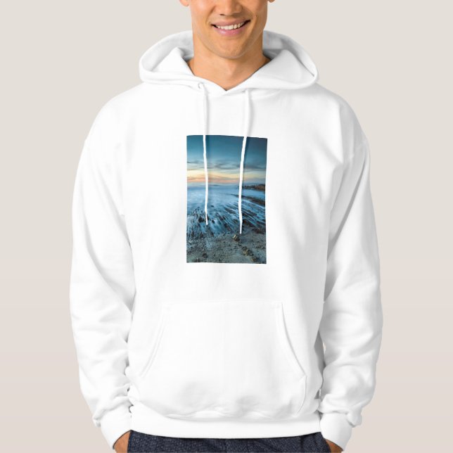 Sudadera Mar azul al atardecer, California (Anverso)