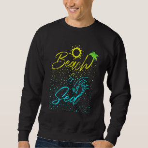 Sudadera Mar de Playa Ideal Para Los Aficionados A La Playa