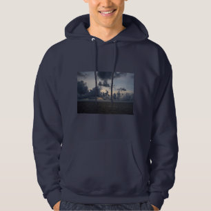 Sudadera Mar del Norte, puesta de sol inquietante.