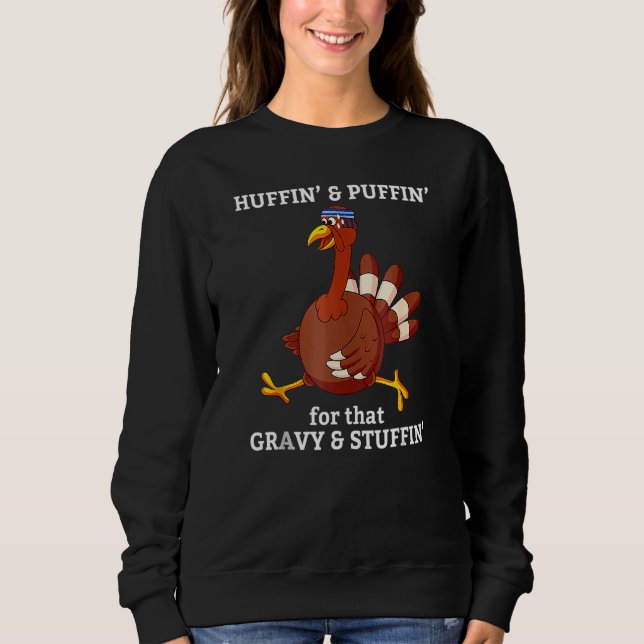 Sudadera Marathon Running Turkey Trot Group Team Turquía (Anverso)