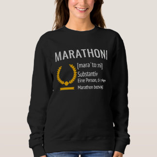 Sudadera MARATHONI Marathon Runner Finisher