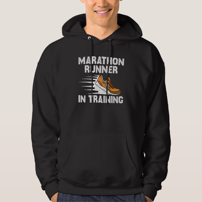 Sudadera Maratón de corredores de maratón masculino diverti (Anverso)