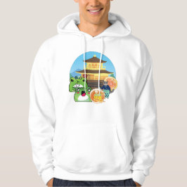 Sudadera Maravillas en el Pabellón Dorado con gato y ranas