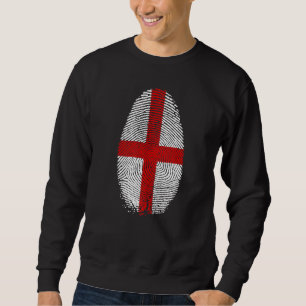 Sudadera Marca de Inglaterra Huellas digitales Está en mi A