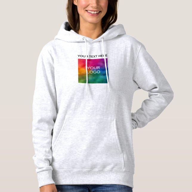 Sudadera Marca de nombre personalizado Mujeres Modernas Ash (Anverso)