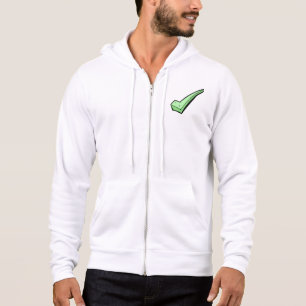 Sudadera Marca de Verificación Verde Símbolo de Tick