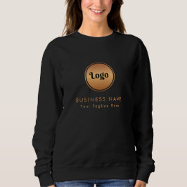 Sudadera Marca Gold Logo & Personalizado Text Business Comp