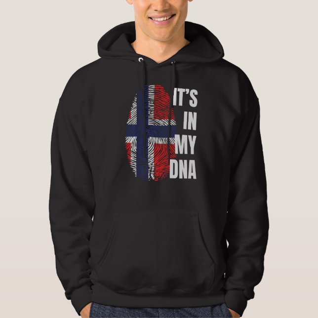 Sudadera Marca noruega Dna Fingprint Noruega (Anverso)