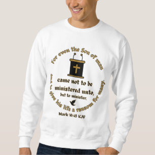 Sudadera Marcar 10:45 KJV Biblia Verse Faith con Escrituras