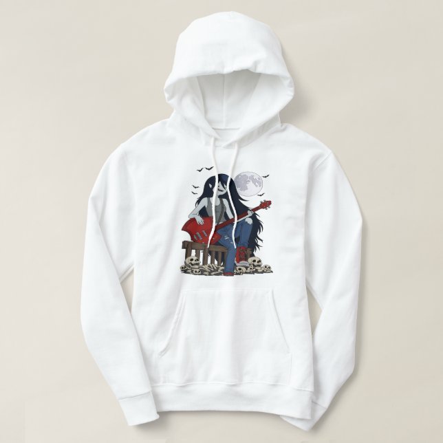 Sudadera Marceline Adventure Time Reina Vampiro Gótic Bajo (Diseño del anverso)