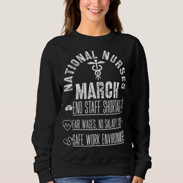 Sudadera Marcha de Enfermeras de las Naciones Unidas (Anverso)