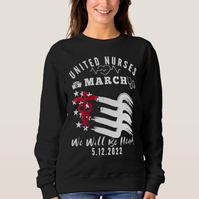 Sudadera Marcha de Enfermeras del Millón de Enfermeras Marz (Anverso)