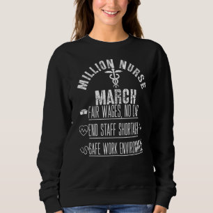 Sudadera Marcha de Enfermeras del Millón de Enfermeras Marz