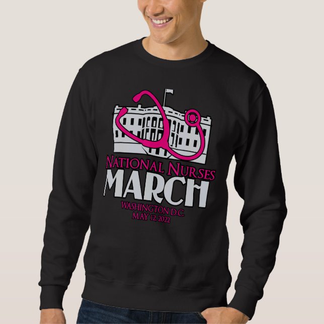Sudadera Marcha Nacional de Enfermeras 12 de mayo de 2022 M (Anverso)