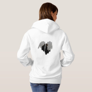 Sudadera Marco de corazón pintado con aerosol de graffiti m