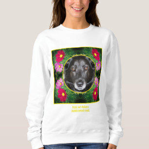 Sudadera Marco de flores Cosmos Crea Tu Propia Foto