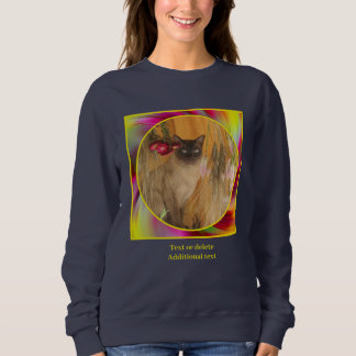 Sudadera Marco De Swirls De Color Crea Tu Propia Foto
