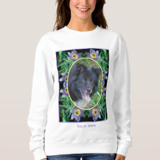 Sudadera Marco Purple Pasque Flores Crea Tu Propia Foto