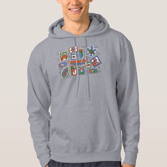 Sudadera Marcos de fotos de Halloween de Scooby-Doo (Anverso)