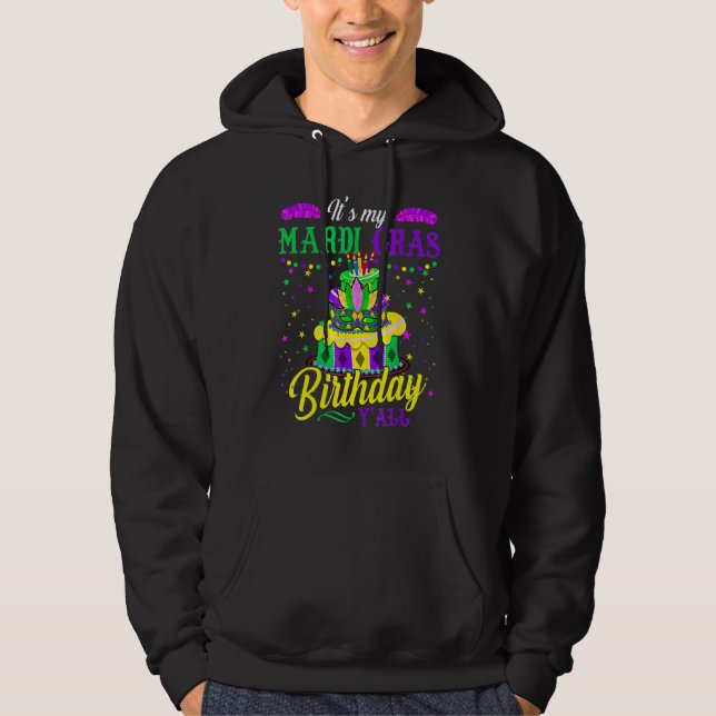 Sudadera Mardi Gras Birthday It's My Mardi Gras Birthday Y' (Anverso)