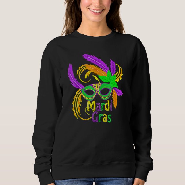 Sudadera Mardi Gras Cool Pancake Tuesday Holiday Funny_2 (Anverso)