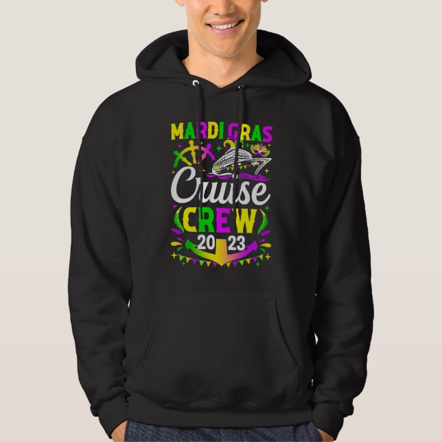 Sudadera Mardi Gras Cruise Crew Cruising Squad Beads Cruise (Anverso)