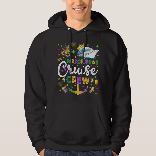 Sudadera Mardi Gras Cruise Crew Mating Hombres (Anverso)