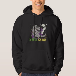 Sudadera Mardi Gras Dino Desfile T Rex Carnival Costume Din