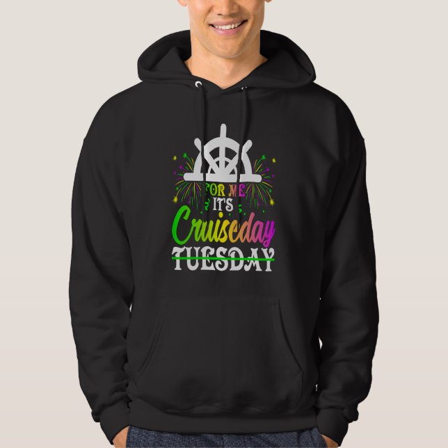 Sudadera Mardi Gras For me It's Cruiseday celebrations para (Anverso)