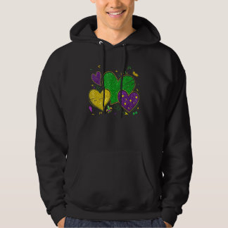 Sudadera Mardi Gras Hearts Love Mardi Gras Women Men Costum