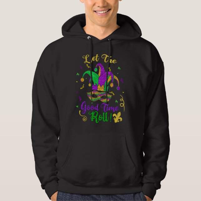 Sudadera Mardi Gras Let The Good Times Roll (Anverso)