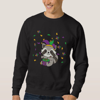 Sudadera Mardi Gras Raccoon With Drum Mardi Gras Costume